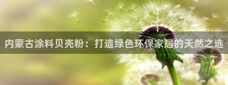 爱游戏唯一登录平台：内蒙古涂料贝壳粉：打