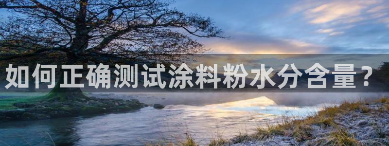 爱游戏客户端官网：如何正确测试涂料粉水分