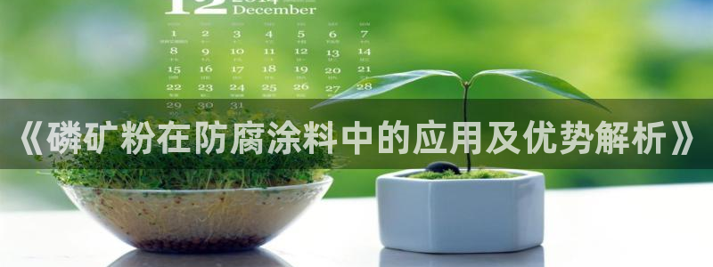 爱游戏中国官网：《磷矿粉在防腐涂料中的应